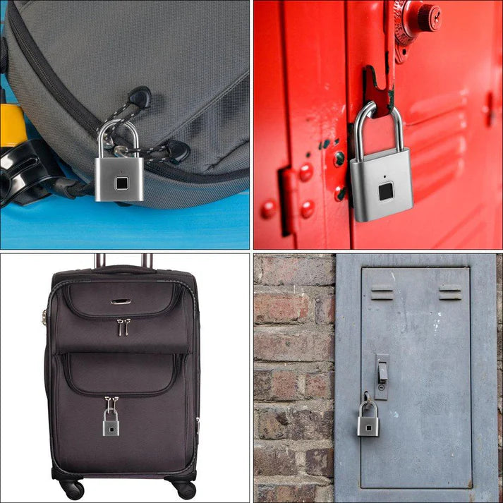 Rechargeable Anti-Theft Fingerprint Padlock