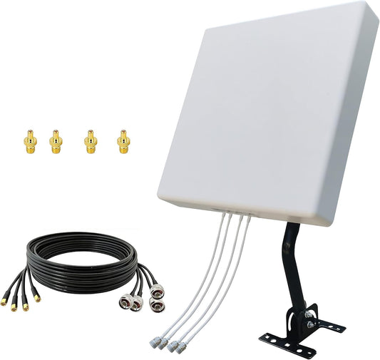 4x4 directional outdoor MIMO panel antennas for cellular hotspot routers
